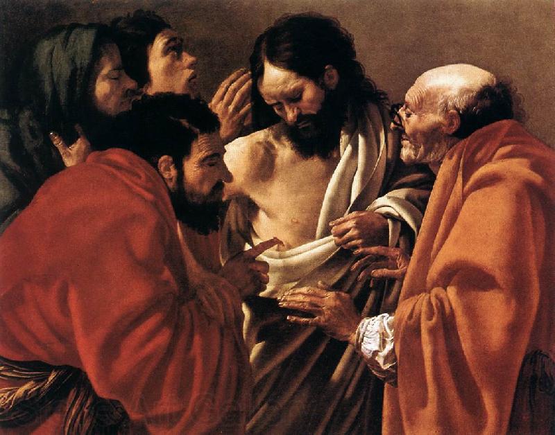 TERBRUGGHEN, Hendrick The Incredulity of Saint Thomas a Spain oil painting art